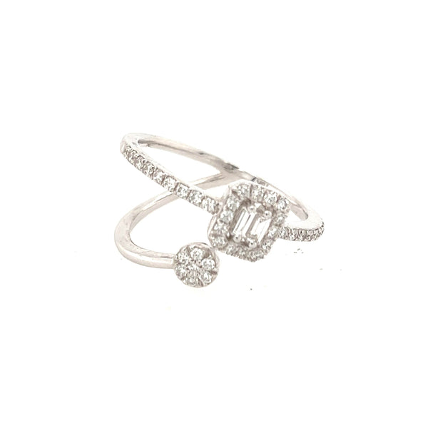 18K White Gold Diamond Fashion Ring - Jewelry Design Gallery of East Windsor