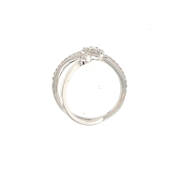 18K White Gold Diamond Fashion Ring - Jewelry Design Gallery of East Windsor