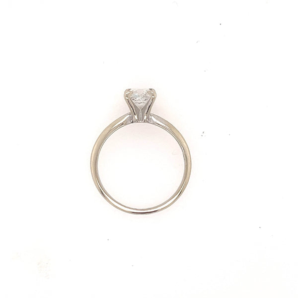 14K Princess Cut Diamond Solitaire Engagement Ring - Jewelry Design Gallery of East Windsor