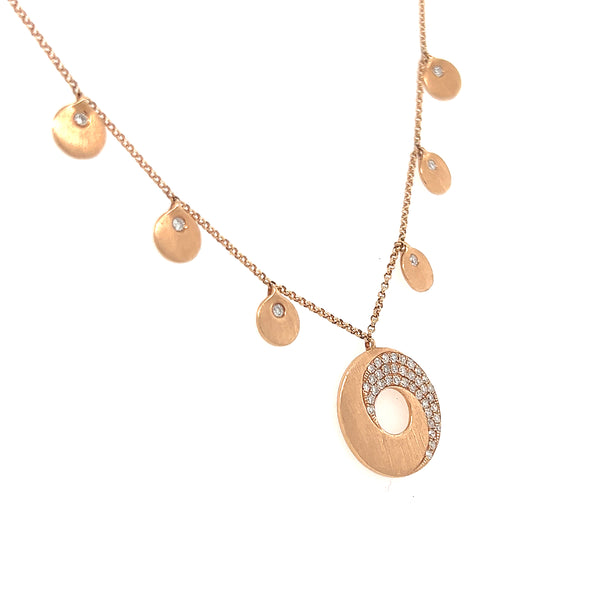 Sparkly Gold Disc Necklace | Little Gifts for Her | Little Gift Ideas